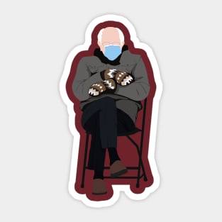 Bernie Sanders Inauguration Meme Sticker